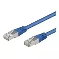 Wentronic Goobay CAT 5e Patch Laidas, SF/UTP, Mėlynas, 0,25 m - CCA vario mišinys (95203)