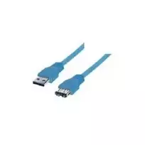 ShiverPeaks BASIC-S BS77135 USB 3.0 prailginimo kabelis, 5 m, iš USB-A kištuko į USB-A lizdą, dvigubai ekranuotas, mėlynas
