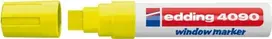 Kreidinis žymeklis Edding 4090 Chisel Yellow 5 vnt
