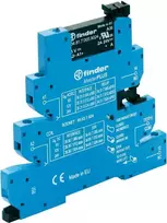 Finder MasterPlus plonas tarpinė relė ant DIN bėgelio 39.30.0.024.8240, perjungimo įtampa 230 V/AC
