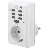 Analoginis laikmatis Renkforce 1289333 1800W IP20 su prieblandos funkcija