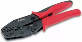Kabelių užspaudimo replės Cimco 10 6144, juodos/raudonos