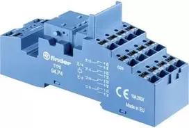 Finder Relės lizdas 1 vnt. 94.P4 Serija 55, Serija 86, Serija 094 55.32, 55.33, 8 (94.P4)