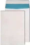 Lankstomas siuntų vokas MAILmedia B4 su siūlų armavimu, baltas/mėlynas, 140 g/m², 40 mm atlankas
