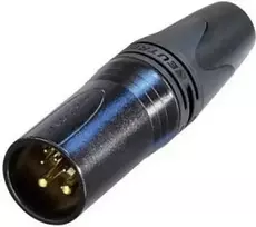 Neutrik NC10MXX-14-B XLR kištukas juodas (NC10MXX-14-B)