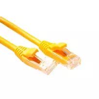 ACT Yellow 1 m U/UTP CAT6 jungiamasis kabelis su RJ45 jungtimis