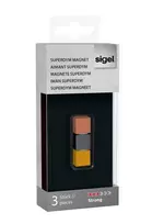 Magnetinė lenta Sigel GL724 – 3 vnt. neodimio magnetai aliumininiame korpuse