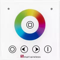 EUROLITE 50531118 RGB RF belaidis valdiklis LED juostų plokštėms, sieninis nuotolinio valdymo pultas