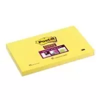 3M Post-it Super Sticky Notes lipnūs lapeliai, 127 x 76 mm (655-S)