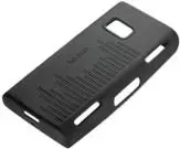 Nokia CC-1001 – Apsauginis dėklas mobiliesiems telefonams – Silikonas – Juoda – skirta Nokia X6, X6 Life Ball, X6-00 (02719Q7)
