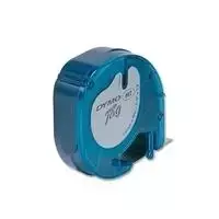 DYMO 12mm LetraTAG plastikinė etikečių juosta