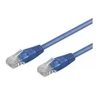 Wentronic Goobay CAT 6 jungiamasis laidas, U/UTP, mėlynas, 5 m – CCA vario mišinys (68417)