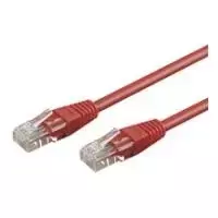Wentronic Goobay CAT 6 jungiamasis laidas, U/UTP, raudonas, 5 m - CCA vario mišinys (68421)