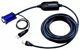 ATEN KA7970 USB–VGA į Cat5e/6 KVM adapterio kabelis (CPU modulis)