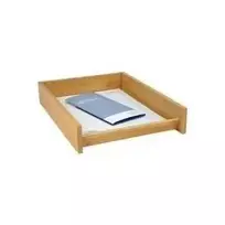 WEDO 61 807 bambukinis dokumentų padėklas, A4, sukraunamas, 250 x 340 x 62 mm