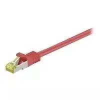 Wentronic GoobayCat.7 Raw kabelis su jungtimis, S/FTP (PiMF), raudonas, 30 m - LSZH be halogenų, varis, RJ45 kištukas (91679)