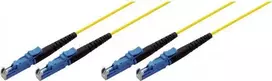 Tecline 39980001 Skaidulinis optinis kabelis 2 m 2x E-2000 OS2 Geltonas