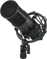 Studijinis mikrofonas Renkforce CU-4 USB laidinis su kabeliu ir šoko laikikliu, kondensatorinis, USB jungtis