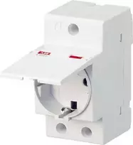 ABB M1175C tipo F rozetės dėžutė, 45×85×70 mm, pilka