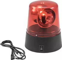 LED mini policijos švyturėlis EUROLITE 50603662 raudonas – įkraunamas per USB, kompaktiškas įspėjamasis žibintas