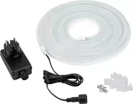 LED Neon Flex 24V rinkinys EUROLITE 5 m šalta balta (50499902)