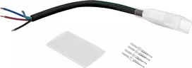 LED neon flex 230V plonas RGB EUROLITE 50499820 atvirais galais
