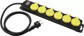 EUROLITE 30240158 – 6 lizdų IP44 apsaugotas ilgintuvas su 10 m laidu