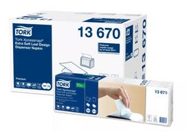 Popierinės servetėlės Tork 13670 baltos 500 vnt.