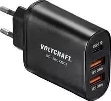 VOLTCRAFT UC-3ACX001 VC-12231145 USB įkroviklio lizdas su 3x USB ir USB-C™ (Power Delivery), 3000 mA
