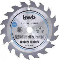 Pjūklo diskas KWB 581557 12,7 cm kietmedžiui, plastikui, fanerai, minkštmedžiui
