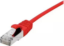 Ethernet jungiamasis kabelis Dexlan 858730 CAT6a S/FTP 1 m, raudonas