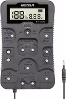 VOLTCRAFT Baterijų testeris BT-12DIG Matavimo diapazonas 1,2 V, 1,5 V, 3 V, 3,7 V, 6 V, 9 V, 12 V VC-14340820