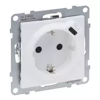 Legrand 765126 kištukinis lizdas F tipas Baltas