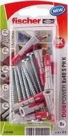 Fischer DuoPower 8 x 40 S PH K NV Sieninis kaištis 40 mm 535480 1 rinkinys (535480)