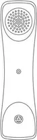Pakeitimo ausinės Yealink 2201026, skirtos T27P/T27G telefonams