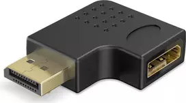Goobay DisplayPort kampinis adapteris 90° dešinėn juodas (77131)