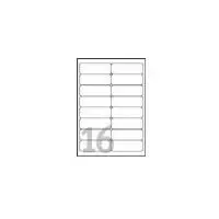 Avery skaidrūs adresų lipdukai 99,1 x 33,9 mm, 400 vnt. (25 lapų x 16)