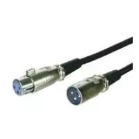 Microconnect XLRMF6 garso kabelis 6 m XLR (3 kontaktų) Juoda
