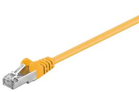 RB-LAN Cat5e F/UTP (FTP) 1,5 m tinklo laidas, RJ-45 į RJ-45, geltonas