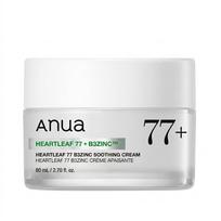 Anua Heartleaf 77 B3 Zinc Soothing Cream Hydrating Sebum Care Face Moisturizer 80ml white