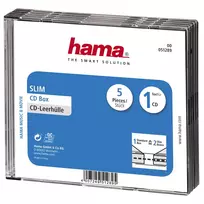 Hama CD Slim Jewel Case 1 disko permatoma