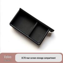 Volvo XC70 Dashboard Console Screen Rear Storage Box for Interior Enhancement black