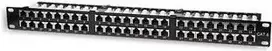 Intellinet Patch Panel, Cat5e, FTP, 48 prievadų, 1U, ekranuotas, 90° viršutinio įvedimo gnybtų blokai, juodas