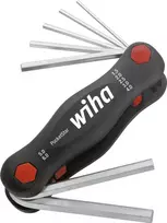 Šešiabriaunių raktų rinkinys Wiha 23037, 7 vnt., L formos šešiabriauniai raktai