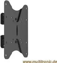 Equip plonas TV laikiklis sieniniam tvirtinimui 23-42 col., 106,7 cm (42 col.), 75 x 75 mm, 200 x 200 mm, -15 - 10°, plienas, juoda
