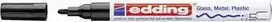 Nuolatinis markeris Edding 751 Bullet tip juodas