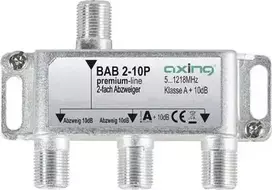 BAB 2-10P - SAT-tap skirstytuvas 2 kryptys 10 dB (BAB 2-10P)