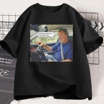 Jeremy Clarkson Funny Sometimes My Genius Is Almost Frightening TShirt Unisex Unisex Retro Fashion Cotton Short Sleeve Tshirts M gray