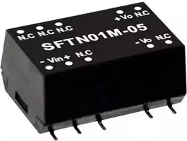 MEAN WELL SFTN01M-05 maitinimo blokas ir įtampos keitiklis, 1 W, 5 V