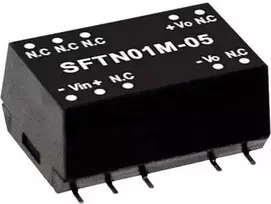 MEAN WELL SFTN01L-05 maitinimo blokas ir įtampos keitiklis, 1 W, 5 V
